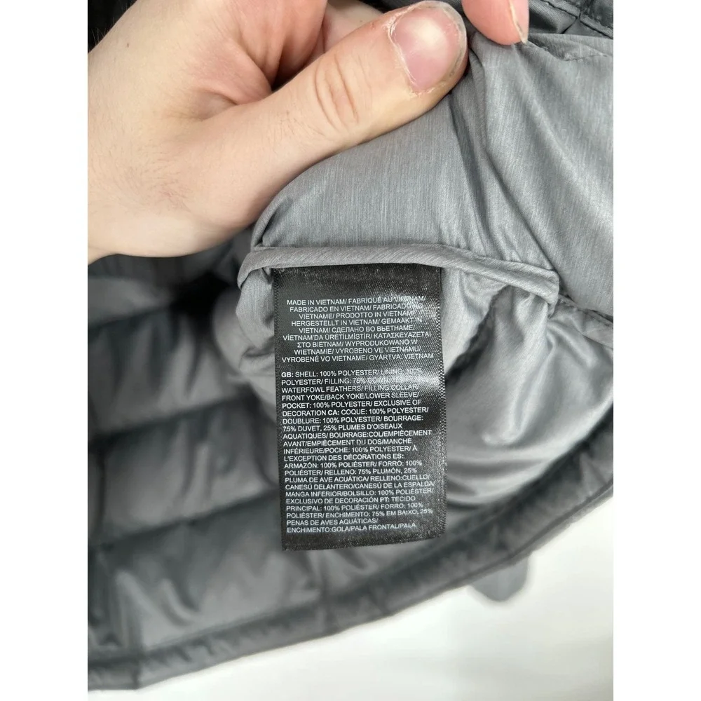 The North Face 550 Down Hybrid Jacket Mens Large Insulated Full‎ Zip Up Puffer